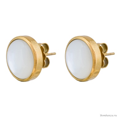 Пусеты Fiore Luna, Сфера SHELL WHITE